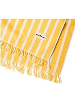business & pleasure co. Beach Blanket in Monaco Mimosa Stripe, view 3, click to view large image.