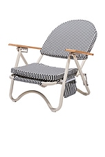 business & pleasure co. Pam Chair in Laurens Navy Stripe, view 2, click to view large image.