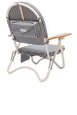 business & pleasure co. Pam Chair in Laurens Navy Stripe, view 3, click to view large image.