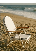 business & pleasure co. Pam Chair in Riviera White, view 8, click to view large image.