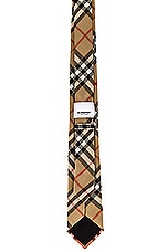 Burberry Check Tie in Archive Beige, view 2, click to view large image.