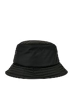 Burberry Nylon Padded Bucket Hat in Black, view 4, click to view large image.