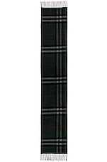 Burberry Giant Check Scarf in Charcoal, view 1, click to view large image.