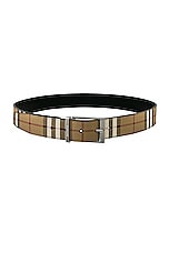Burberry Belt in Archive Beige & Silver, view 1, click to view large image.