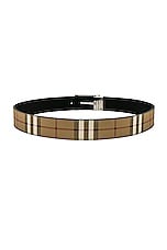 Burberry Belt in Archive Beige & Silver, view 2, click to view large image.