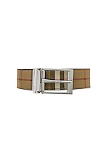 Burberry Belt in Archive Beige & Silver, view 3, click to view large image.