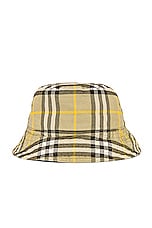 Burberry Classic Bucket Hat in Hunter, view 1, click to view large image.