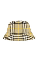 Burberry Classic Bucket Hat in Hunter, view 2, click to view large image.