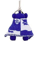 Burberry Thomas Bear Charm in Knight, view 2, click to view large image.
