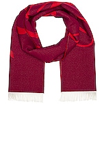 Burberry Football Scarf in Ripple, view 1, click to view large image.