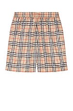 Burberry Debson Check Short in Archive Beige, view 2, click to view large image.