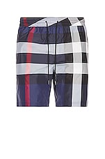 Burberry Guildes Short in Carbon Blue, view 1, click to view large image.