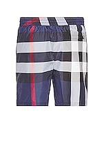 Burberry Guildes Short in Carbon Blue, view 2, click to view large image.