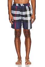 Burberry Guildes Short in Carbon Blue, view 5, click to view large image.