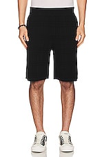 Burberry Tobias Shorts in Black, view 4, click to view large image.