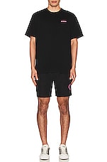 Burberry Martin Popsicle Shorts in Black, view 4, click to view large image.