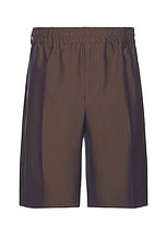 Burberry Pleated Short in Barrel, view 1, click to view large image.