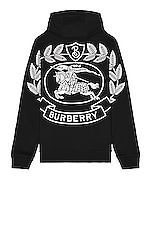 Burberry Avondale EKD Hoodie in Black | FWRD