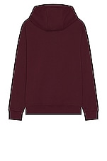Burberry Tidan Hoodie in Deep Crimson, view 2, click to view large image.