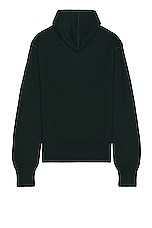 Burberry Half Zip Hoodie in Vine, view 2, click to view large image.