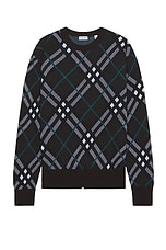 Burberry IP Check Sweater in Snug IP Check, view 1, click to view large image.