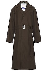 Burberry Overcoat in Otter, view 3, click to view large image.