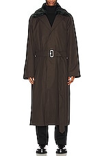 Burberry Overcoat in Otter, view 4, click to view large image.