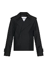Burberry Bomber Jacket in Black, view 1, click to view large image.