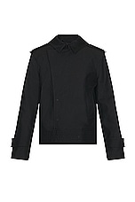 Burberry Bomber Jacket in Black, view 2, click to view large image.