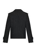 Burberry Bomber Jacket in Black, view 3, click to view large image.
