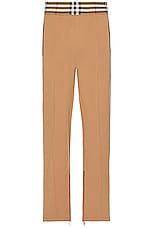 Burberry Dellow Pants in Camel, view 1, click to view large image.