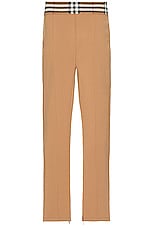Burberry Dellow Pants in Camel, view 2, click to view large image.