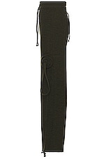 Burberry Military Cargo Pant in Military, view 3, click to view large image.