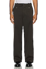 Burberry Slim Trouser in Otter, view 3, click to view large image.