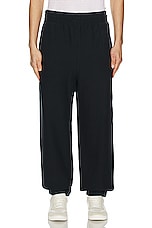 Burberry Basic Sweat Pant in Black, view 4, click to view large image.