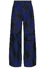 Burberry Check Pattern Trouser in Knight Ip Check, view 1, click to view large image.