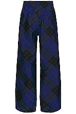 Burberry Check Pattern Trouser in Knight Ip Check, view 2, click to view large image.