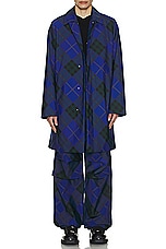 Burberry Check Pattern Trouser in Knight Ip Check, view 6, click to view large image.