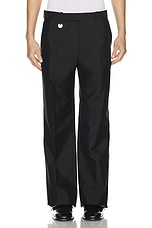 Burberry Trouser in Black, view 4, click to view large image.