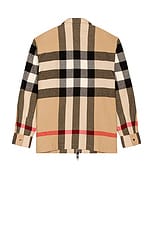 Burberry Hague Shirt in Archive Beige Check, view 2, click to view large image.