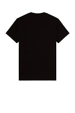 Burberry Exploded Address Tee in Black, view 2, click to view large image.