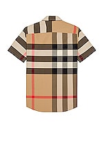 Burberry Somerton Casual Shirt in Archive Beige, view 2, click to view large image.