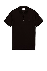 Burberry Eddie Polo Top in Black, view 1, click to view large image.