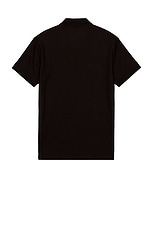 Burberry Eddie Polo Top in Black, view 2, click to view large image.