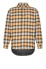 Burberry Top in Beige Check, view 1, click to view large image.