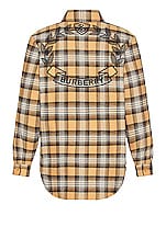 Burberry Top in Beige Check, view 2, click to view large image.