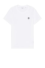 Burberry Parker T-shirt in White, view 1, click to view large image.