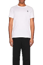 Burberry Parker T-shirt in White, view 4, click to view large image.