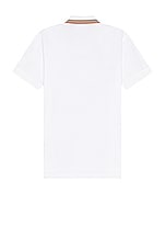 Burberry Pierson Polo in White, view 2, click to view large image.