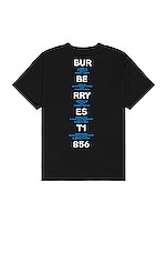 Burberry Hindeston T-shirt in Black, view 2, click to view large image.